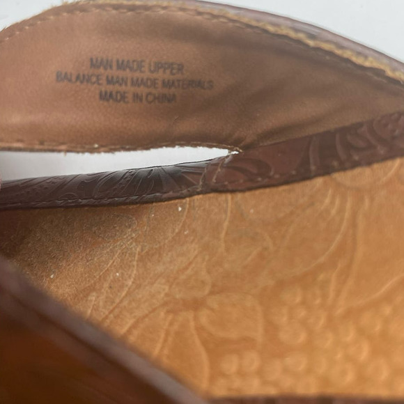 Born BOC Ladies Leather Sandals Flip Flops size 11m - Picture 5 of 7